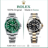 [100% Asli] Rolex Jam tangan pria original 100% 116610lv-0002 \