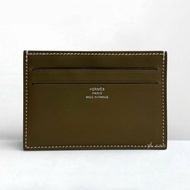 S5191-Hermes 大象灰Swift皮革絲巾卡片夾