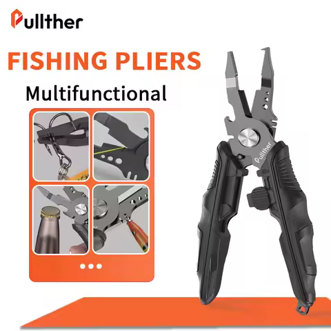 pullther Fishing pliers，fishing equipment，fishing gear，Multifunctional fishing line scissor，fishing 