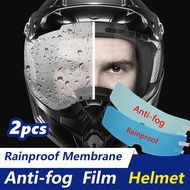 Universal Motorcycle Helmet Clear Anti-Fog Rainproof Film Helmet Lens Durable Nano Coating Sticker M