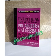 Everything You Need to Ace Pre-Algebra and Algebra I physical book