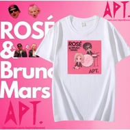 ROSÉ&Bruno Mars collaborate on new song 《APT》 printed on 100% pure cotton comfortable and wrinkle re