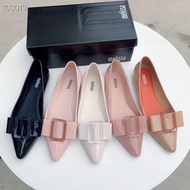 Delicate pointed jelly single shoes flat women's shoes