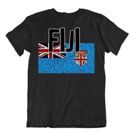 Flag T-Shirt Fiji Fashion Country Souvenir Gift Tee Logo