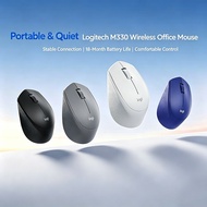 【COD】LOGITECH M331 SILENT PLUS WIRELESS OPTICAL COMPACT MOUSE 1000 DPI | 3 BUTTONS | USB Nano Receiv