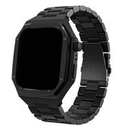 สายสแตนเลส + เคสสำหรับ Apple Watch Apple Watch Series 10 42Mm 46Mm เคส TPU IWatch Series 10ชุดแต่งหร