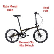Sepeda Lipat Element Clip 20 Inch 451 Sepeda Lipat 20 Inch Element Clip 8sp Sepeda Lipat Dewasa