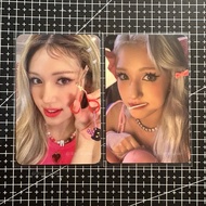 Photocard Official somi - somi fast forward blonde ribbon Candy ribbon
