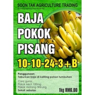 ➳baja pokok pisang 1kg 10-10-24-3+B banana fertilizer♀