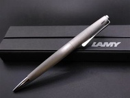 LAMY Studio 系列 – 磨砂鋼色銀夾原子筆 (4026534) +$50可刻字