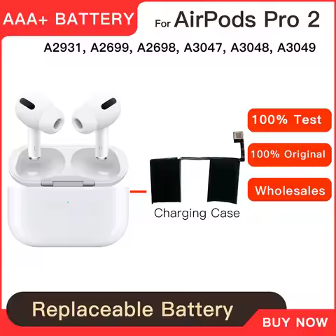 Genuine Replace Battery For Airpods pro 2 MagSafe Charging Case A2968 A2700 Lightning USB-C Replacea