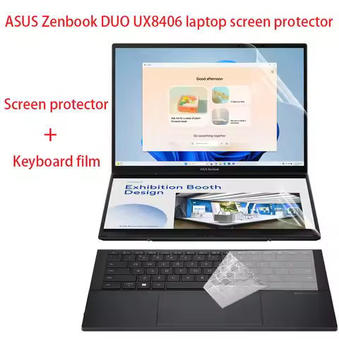 For asus zenbook duo 14 UX8406 ​​laptop screen protector double-sided screen computer anti-reflectiv