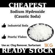 [READY STOCKS] INDUSTRIAL SODA / CLOG REMOVAL SODA 25KG /  SODIUM HYDROXIDE / NaOH / Natrium Hidroks