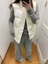 Canada Goose 白色羽絨背心