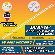 LC-50UE630X / LC-50UA330X SHARP 50" LED TV BACKLIGHT(LAMPU TV) SHARP 50 INCH LED TV BACKLIGHT 50UE630X 50UA330X