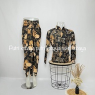 Batik COUPLE/BAJU BATIK COUPLE BATIK SET Long Sleeve BATIK COUPLE Skirt LILIT Skirt LILIT BATIK COUPLE MODERN