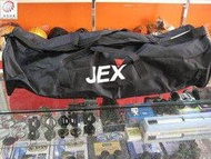 *橙色桔團*【JEX】JEX黑色大型頭盔袋(台灣製)(可裝捕手裝備.護具.球棒.或頭盔)