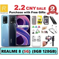 REALME 8 (5G) (8GB 128GB) | 2 Years Realme Warranty | Free Gifts | 5G PHONES