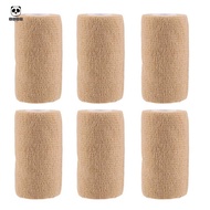 6 Packs  Self Adhesive Cohesive Bandage, 10X450cm, Self Adherent Wrap, Non Woven Bandage Wrap