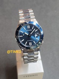 優惠價  歡迎查問  Citizen  Tsuyosa Shore  海岸款式 NJ0231-56L  藍色面  錶徑40mm  外圈可轉動  Automatic watch 自動錶  機械錶  上鍊