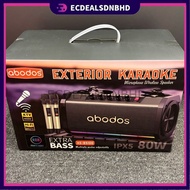 🔥【READY STOCK】🔥 AS-BS100 Karaoke Speaker | Bluetooth Extra Bass | Rechargeable Mic Speaker