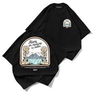 🔥👕 Crew T-Shirt"ALONE" OVERSIZE T-SHIRT / DISTRO MENS OVERSIZE T-SHIRTS / SHORT SLEEVED OVERSIZE T-S