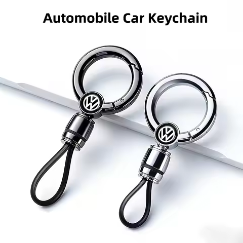 Car Logo Keychain For Volkswagen VW ID4 Polo Golf 6 7 8 MK5 MK7 Jetta Passat Tiguan Touran Bora T-RO