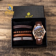 Watch 5pcs/set Watch Gift set Bracelet set+Luxury Belt Quartz Watch T7R9