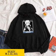 (pay On site) HOODIE JACKET unisex premium ANIME violet EVAGARDEN violet portrait