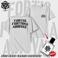 Kaos FORTIS FORTUNA ADIUVAT / Kaos Distro Premium / Kaos Keren / Kaos Kata / Kaos Kekinian / Kaos Vi
