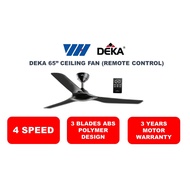 Deka 65" Ceiling Fan with 3 YEARS MOTOR WARRANTY