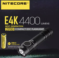 สินค้าพร้อมส่ง NITECORE E4K 4400 Lumens 4 x CREE ไฟฉาย 5000mAh Li-Ionแบตเตอรี่