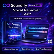 Soundify Vocal Remover 2026 v1.2.7 Full Version Lifetime For Windows 64-bit | AI Vocal Remover Softw
