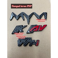 Emblem logo Perodua MYVİ MG3 Emblem Myvi AV Emblem Myvi X Emblem Dual Vvt-i Emblem Myvi Carbon