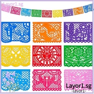 LAYOR Mexican Party Banner Outdoor Celebration Party Party Colorful Cinco De Mayo Decorations felt P