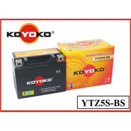 KOYOKO SEALED BATTERY YTZ5S-B EGO LC NOUVO LC FZ150 LC135 LAGENDA SRL110 SRL115