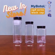 [mybotol] BORONG SQJ5 BALANG PLASTIK SQUARE | PLASTIC JAR | BALANG COOKIES AIR TIGHT CONTAINER