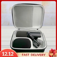 Pezhong เคสแข็งแบบพกพาสำหรับ Mv7 +/Mv7xฝาครอบไมโครโฟนกันกระแทกแบบกล่องไมโครโฟนสำหรับกระเป๋าพกพากันน้