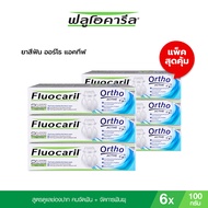 FLUO ORTHO ACTIVE TOOTHPASTE 100G. X 6 pcs
