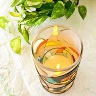 系列 Marco Polo 花瓶和 LED 蠟燭