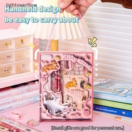 [lightoverflow] 6in1 Stationery Set 3D Cartoon Handheld Stationery Set Children's Learning Gift Box 