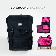 NAK Go Around Backpack (กระเป๋าเป้ Laptop พร้อมช่องอเนกประสงค์) สี All Black
