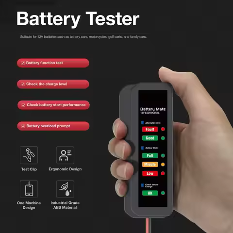 Auto Tester Tester Battery Battery Alternator Battery Tester And 12v Auto Car Scanner Car Accessorie
