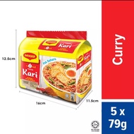 MAGGI 2-Minute Instant Noodles Curry Flavour (5 Packs)