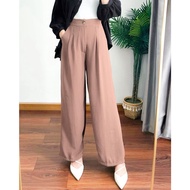 PREMIUM CRINGKLE CULOT PANTS HIGHWAIST CRINGKLE CULOT PANTS CRINGKLE PANTS/ fashion/ Wanita