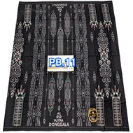 Sarung Hitam Donggala Wadimor Atlas Motif BHS Polos Batik Elegant