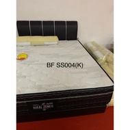 *FREE DELIVERY* KING SIZE PVC BED FRAME  SOLID WOOD MATTRESS BEDFRAME KINGKOIL KING KOIL