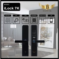 Biosystem iLock 7K Intelligent Digital Smart Door Lock Fingerprint / Password / Card / Emergency Key / Mobile App