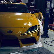 for Toyota GR Supra A90 A91 CSL Yellow DRL RGBW multicolor LED boards daytime running lights Red Blu