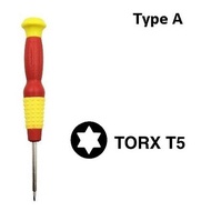 B.M Screwdriver Torx T5  Precision Magnetic  6 Point For MacBook Pro / Air Laptop Notebook Repair To